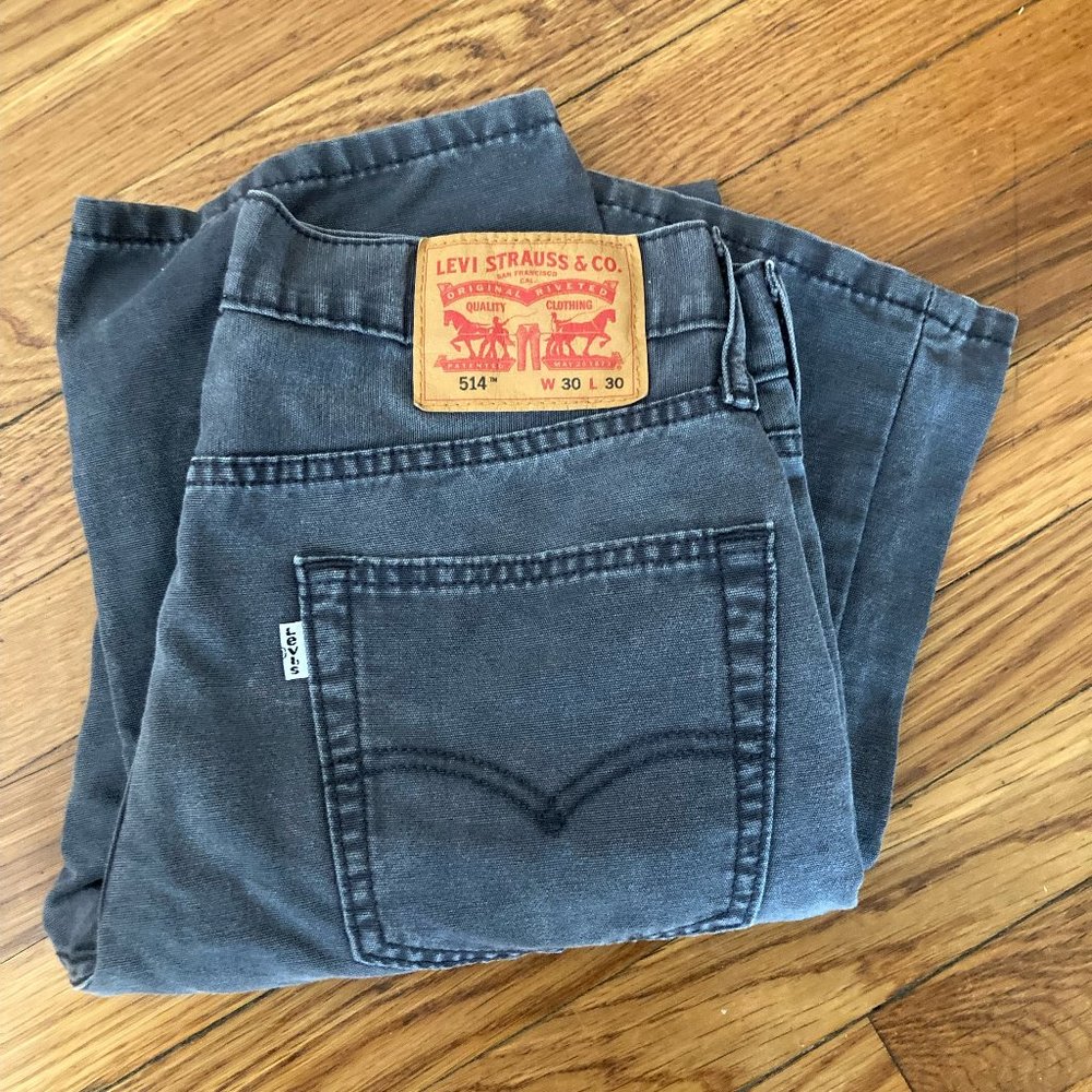 Gray Levi Jeans 30x30
